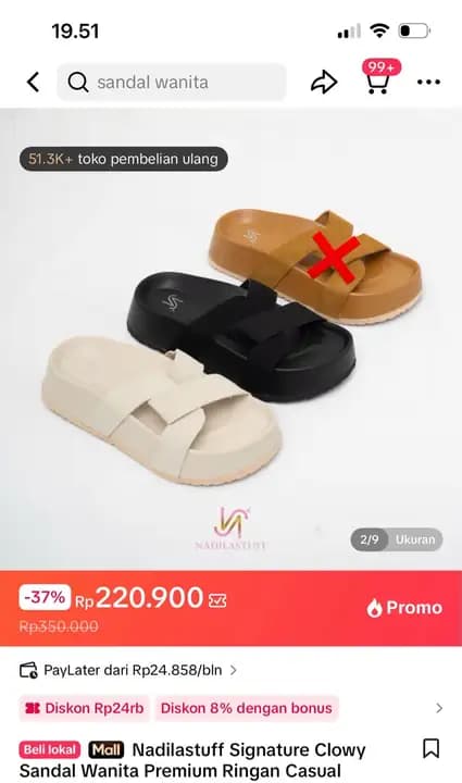 Produk dari supplier bynads.jastip — Sepatu & Sandal